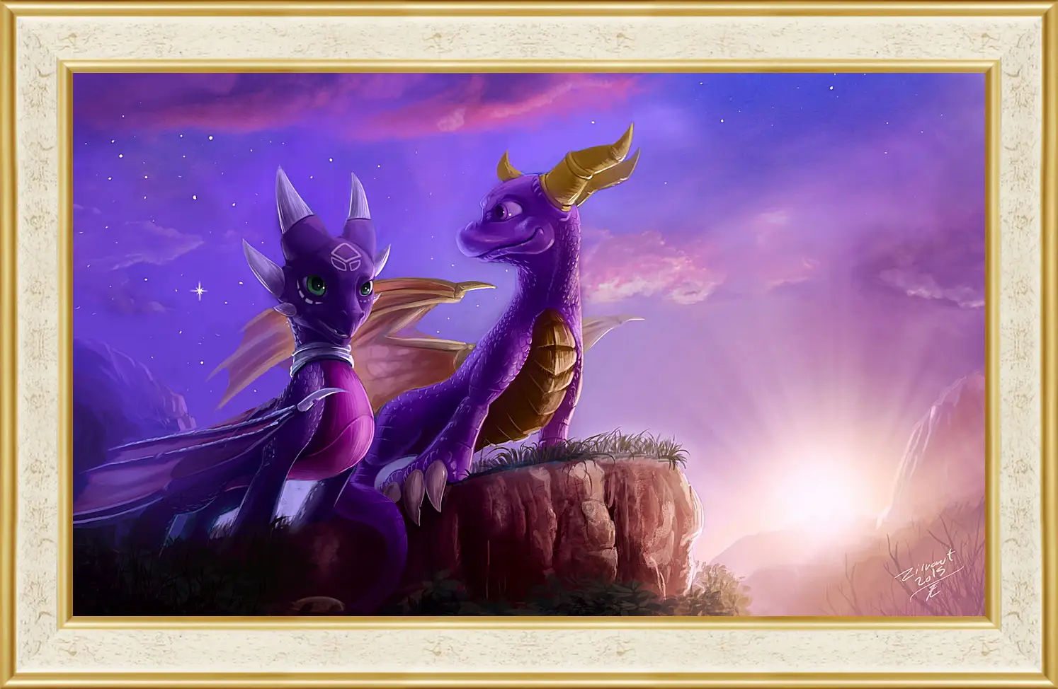 Картина в раме - Spyro The Dragon
