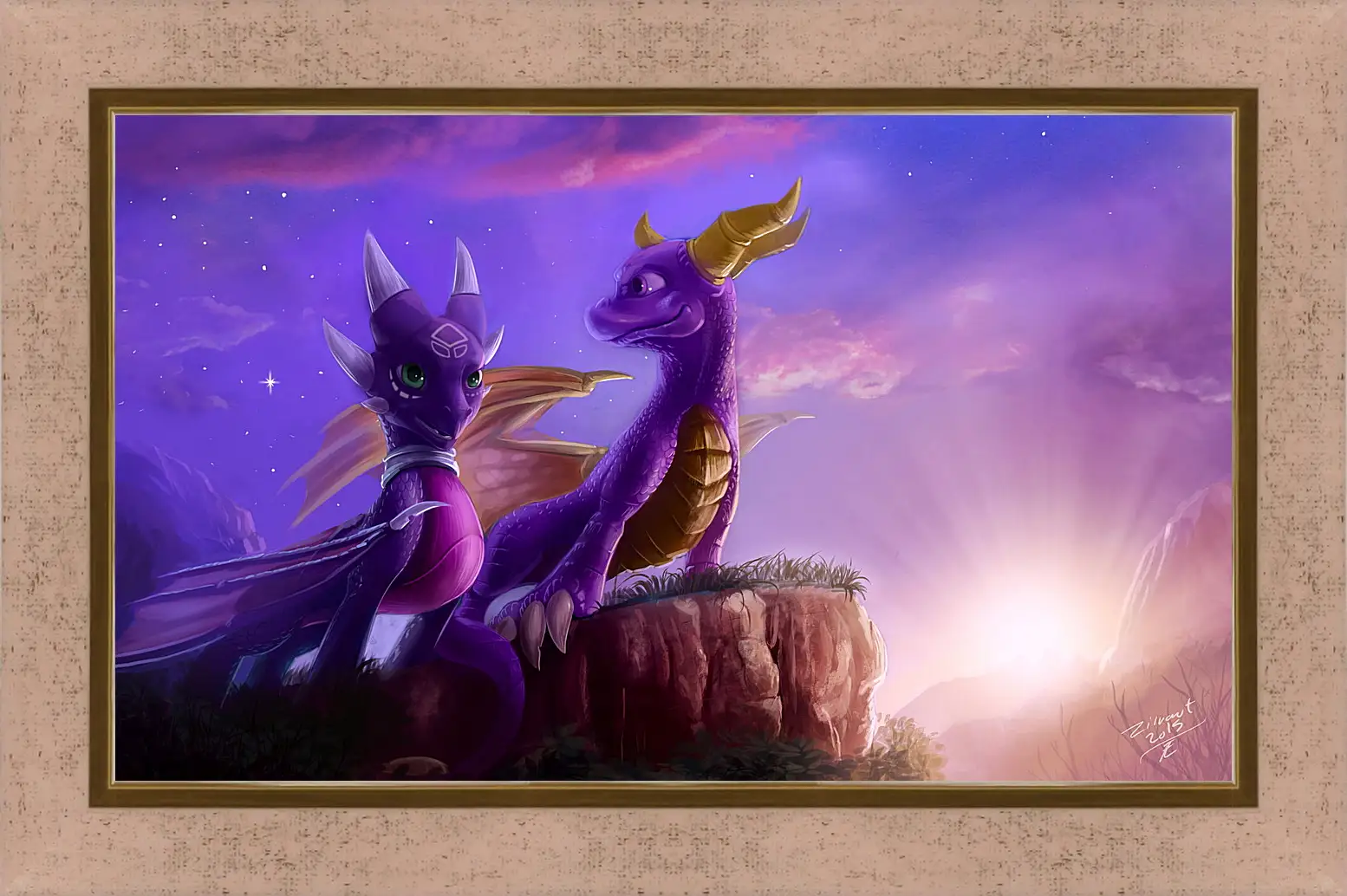 Картина в раме - Spyro The Dragon
