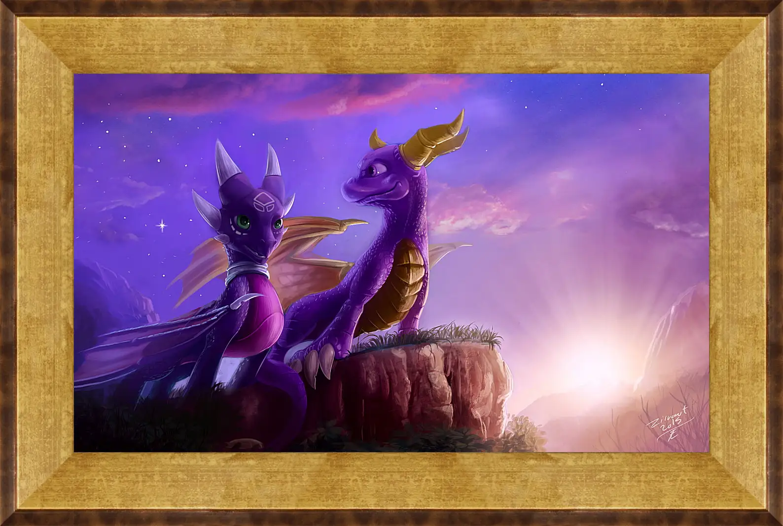 Картина в раме - Spyro The Dragon
