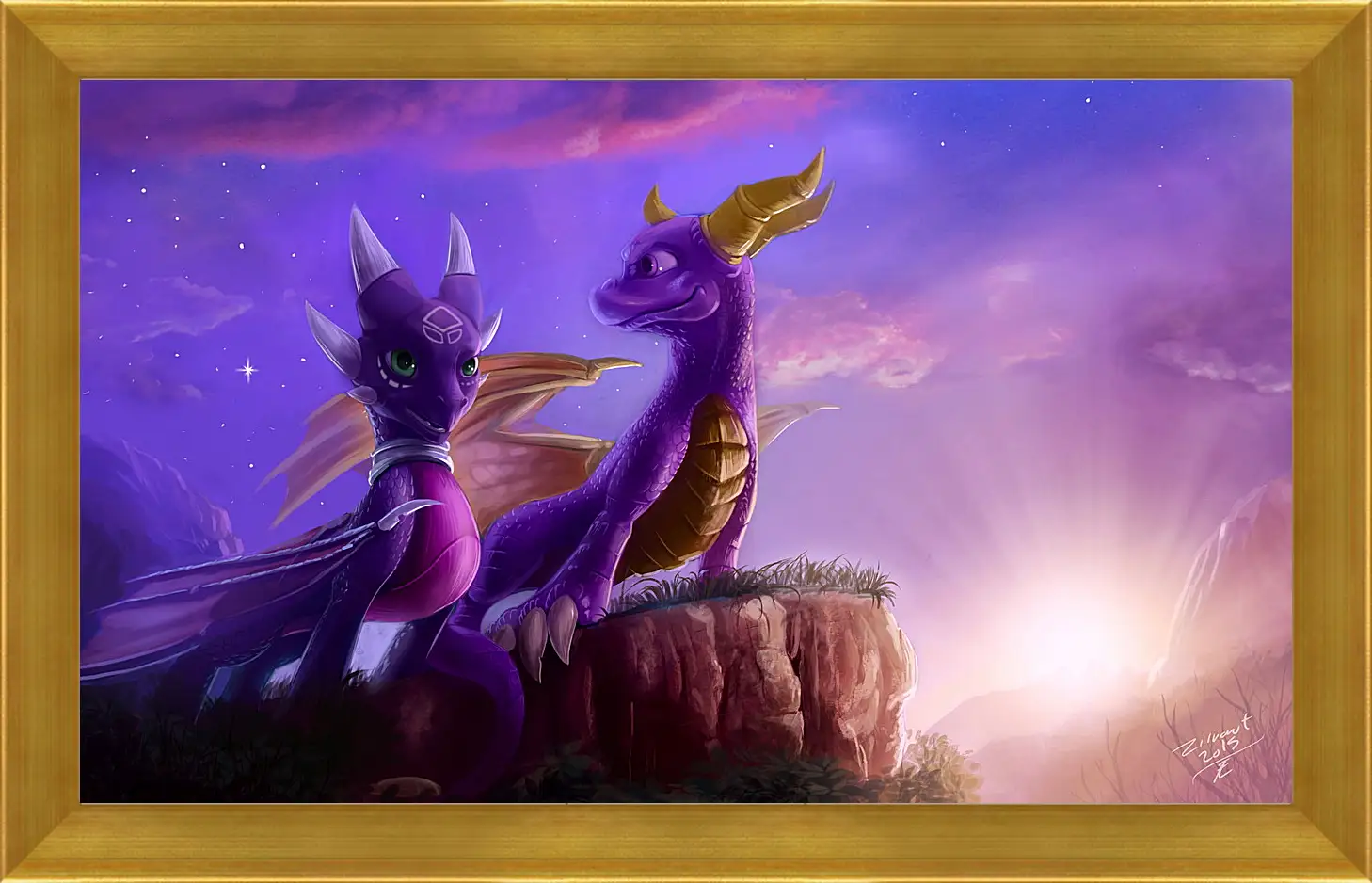 Картина в раме - Spyro The Dragon
