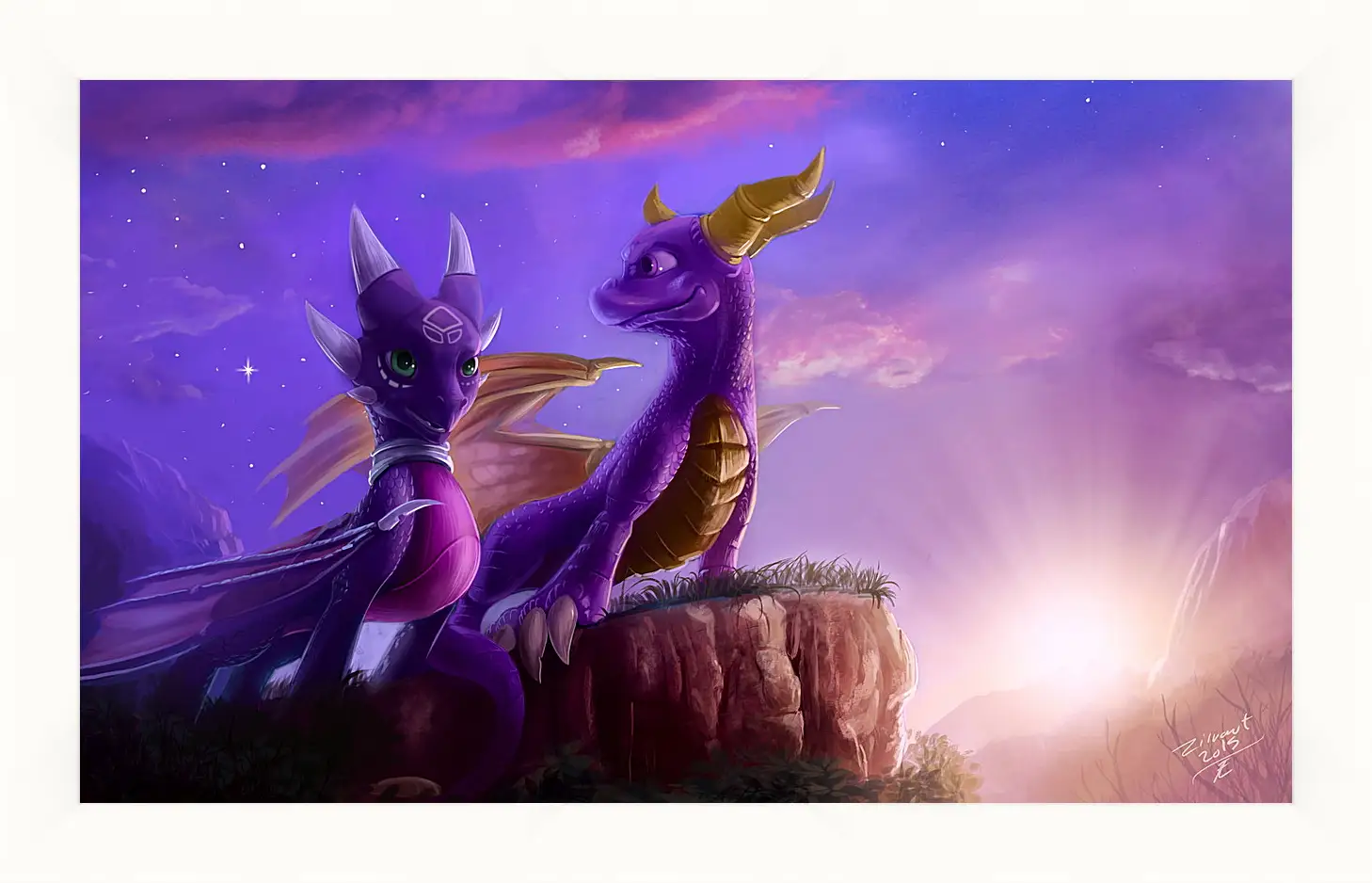 Картина в раме - Spyro The Dragon
