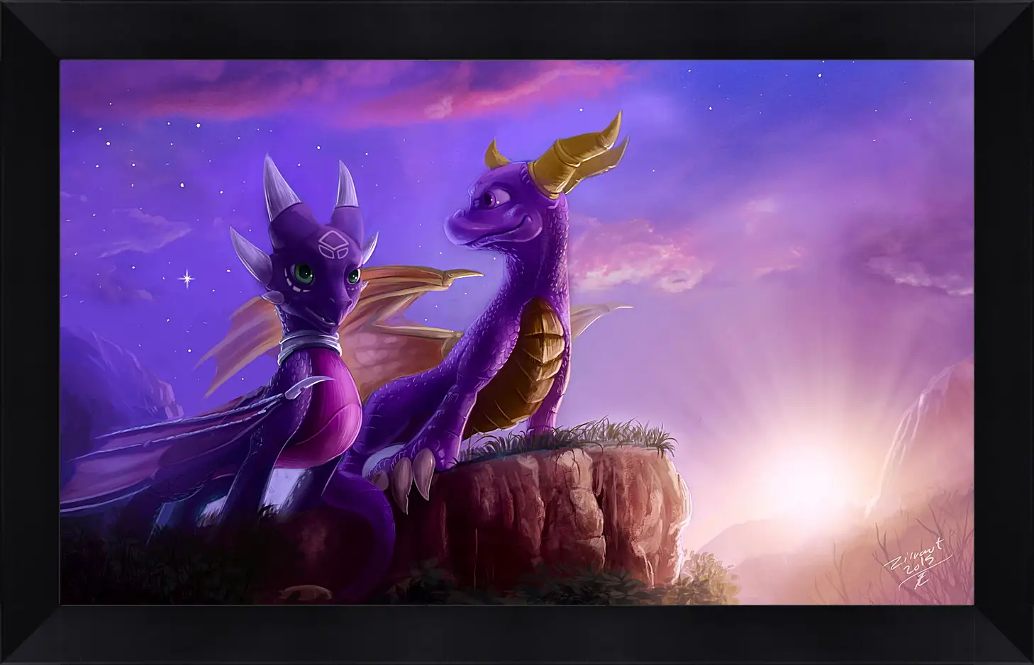 Картина в раме - Spyro The Dragon
