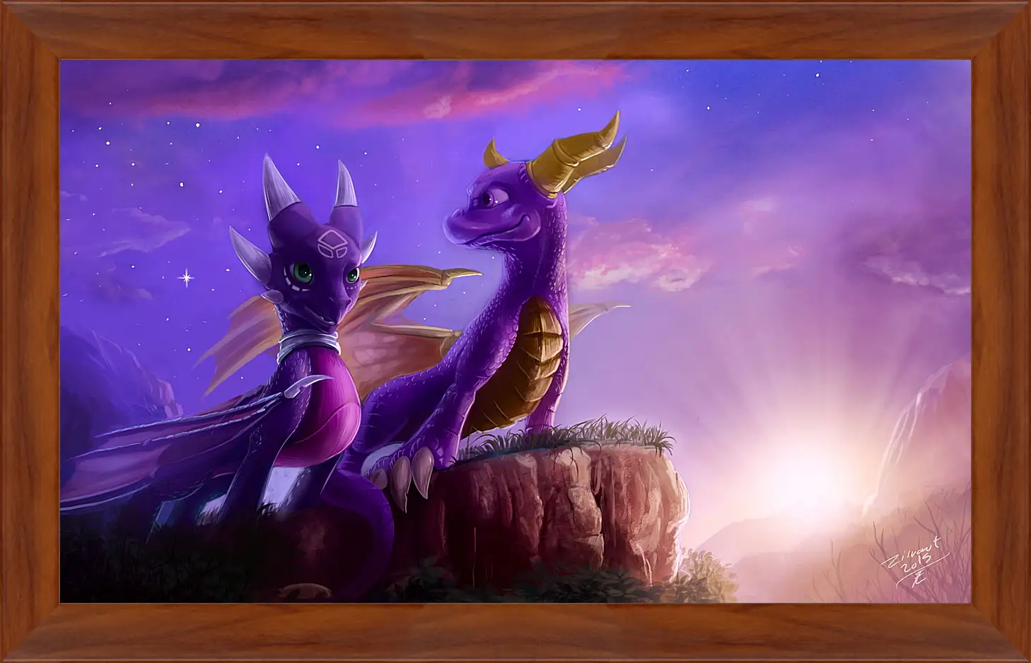 Картина в раме - Spyro The Dragon
