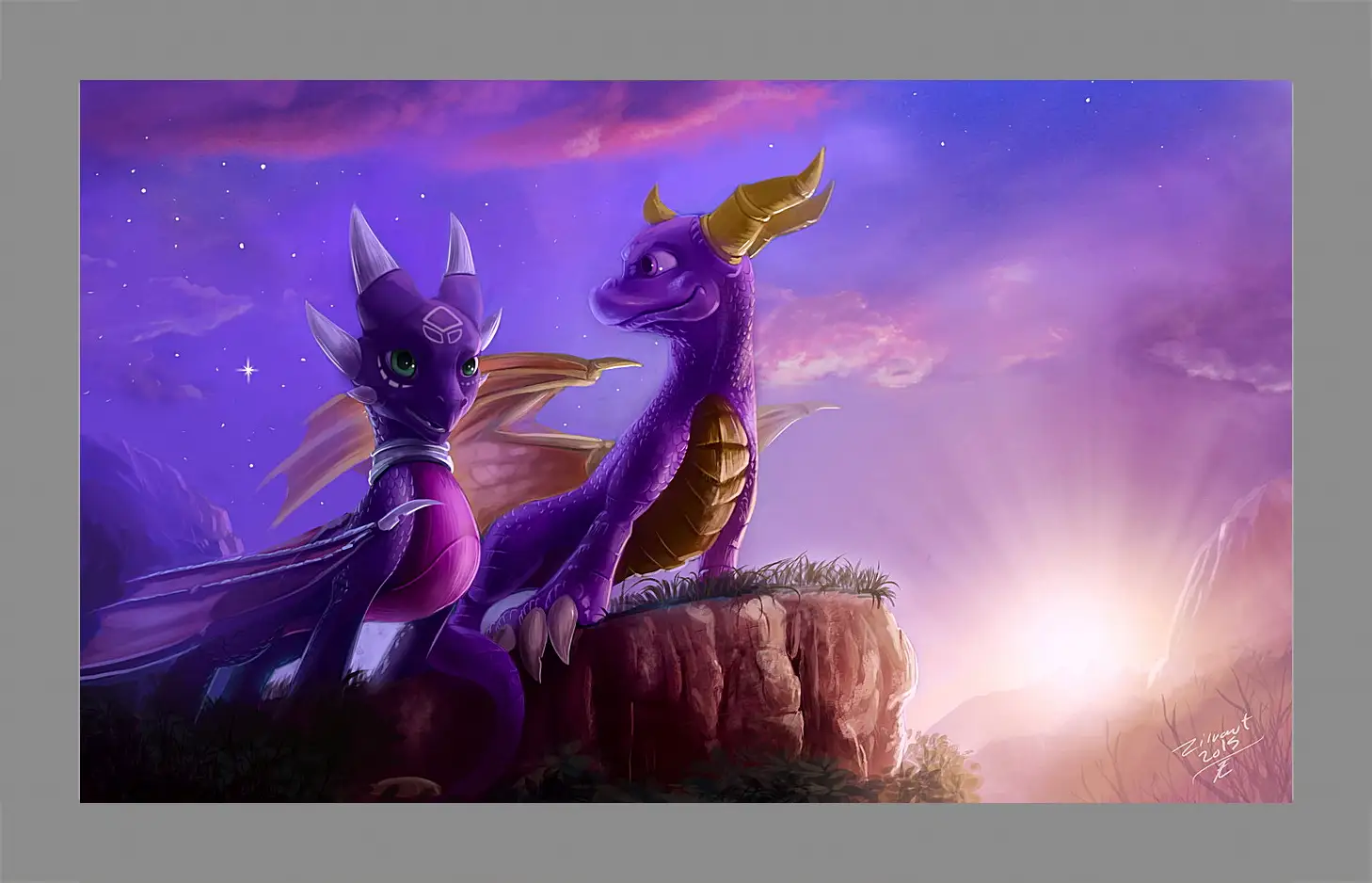 Картина в раме - Spyro The Dragon
