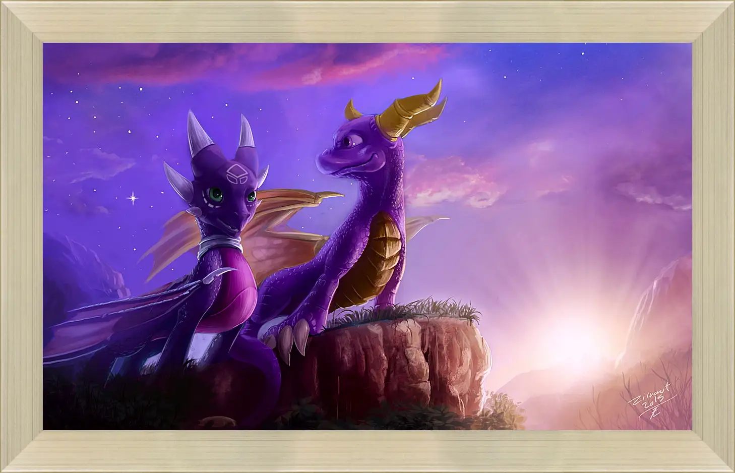 Картина в раме - Spyro The Dragon
