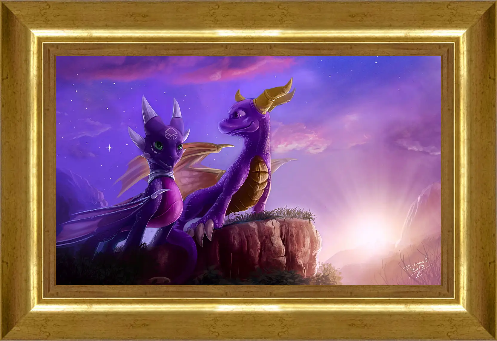 Картина в раме - Spyro The Dragon
