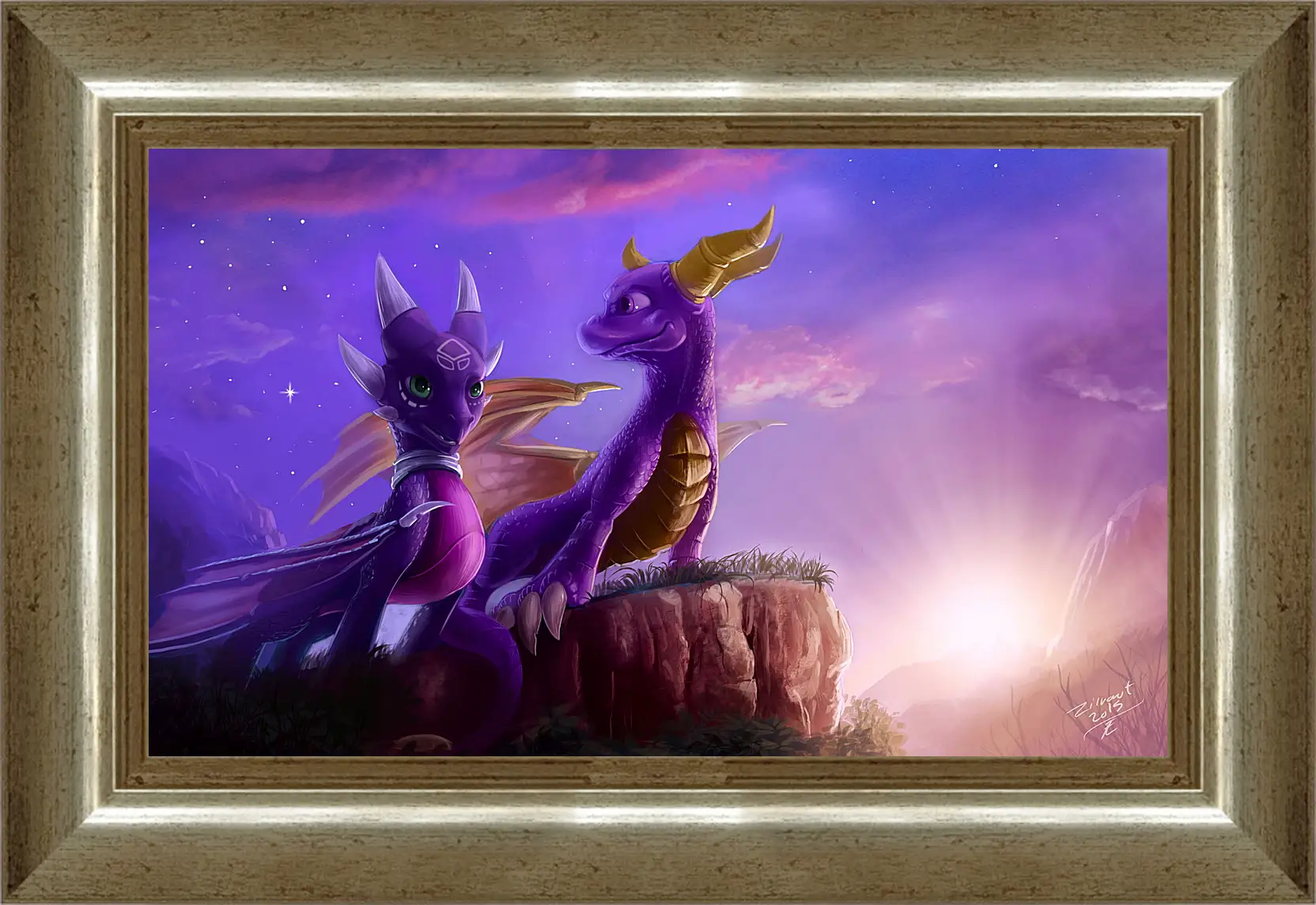 Картина в раме - Spyro The Dragon
