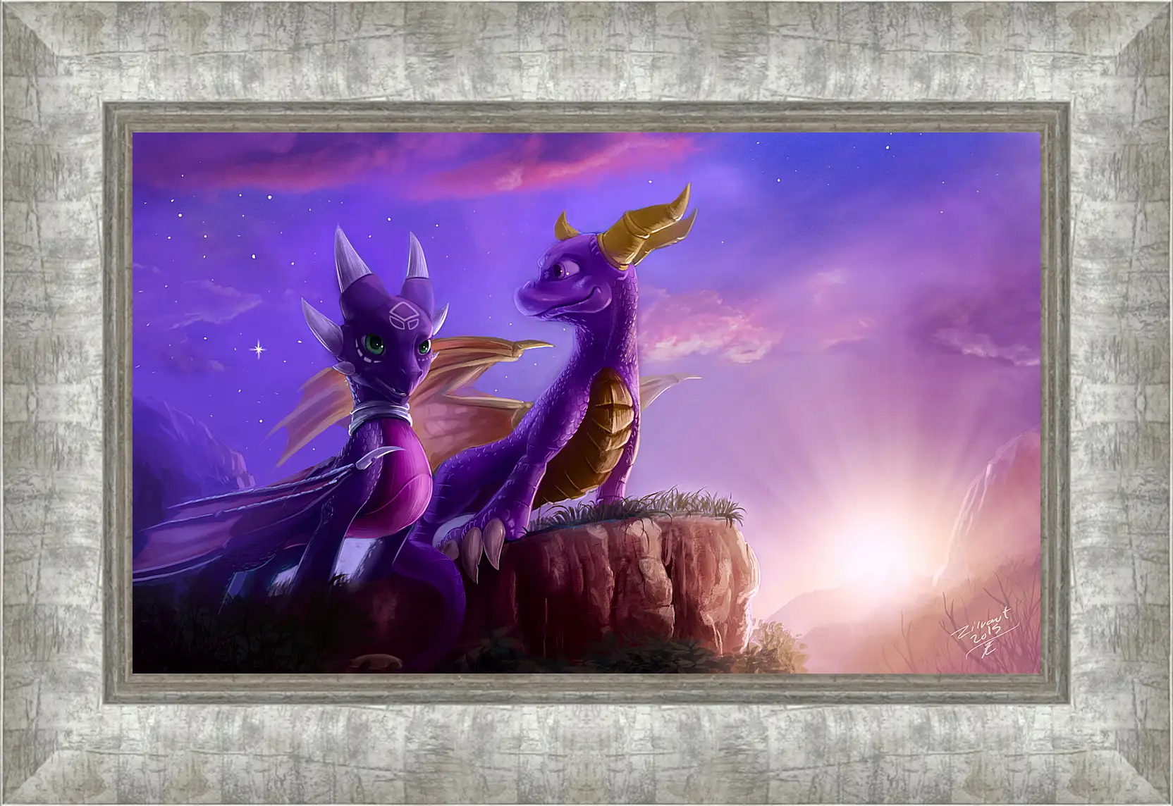 Картина в раме - Spyro The Dragon
