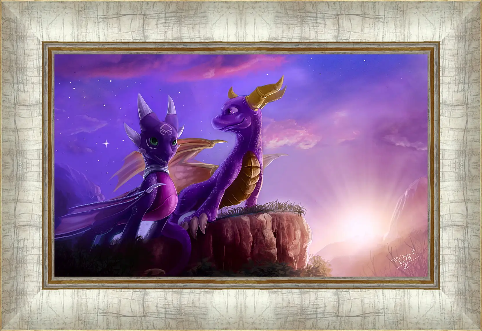 Картина в раме - Spyro The Dragon
