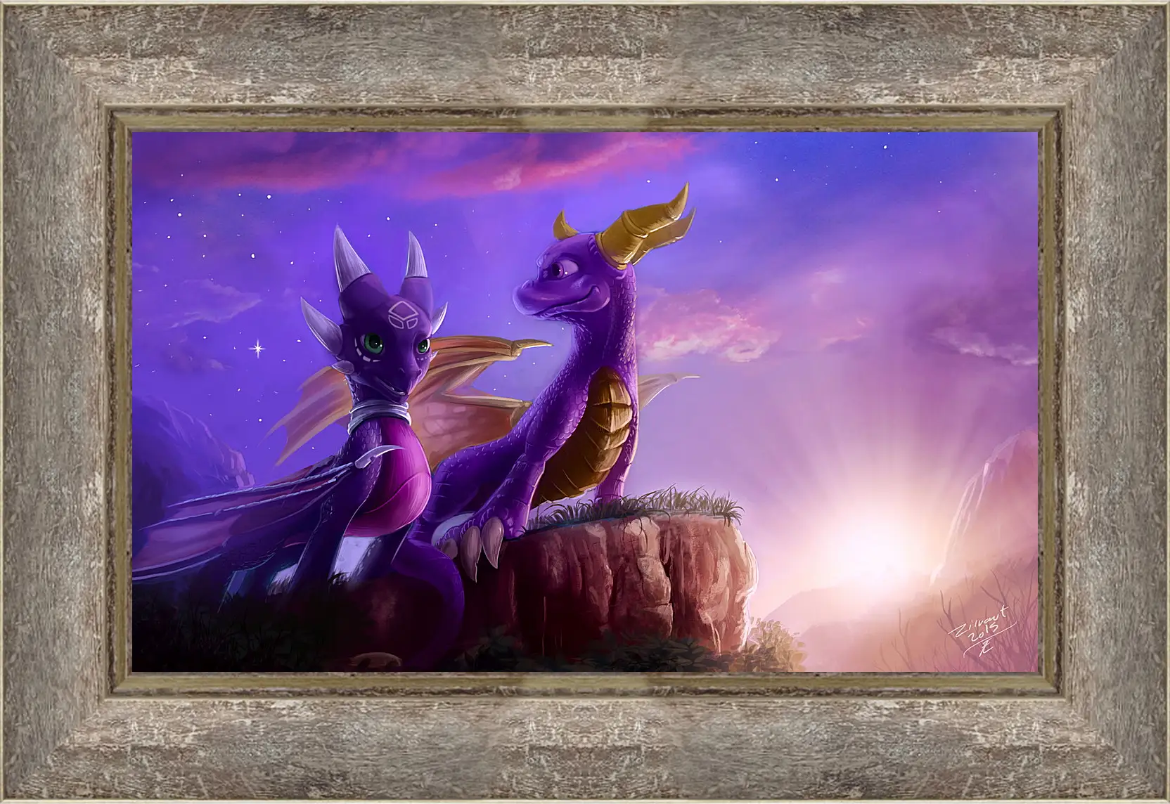 Картина в раме - Spyro The Dragon
