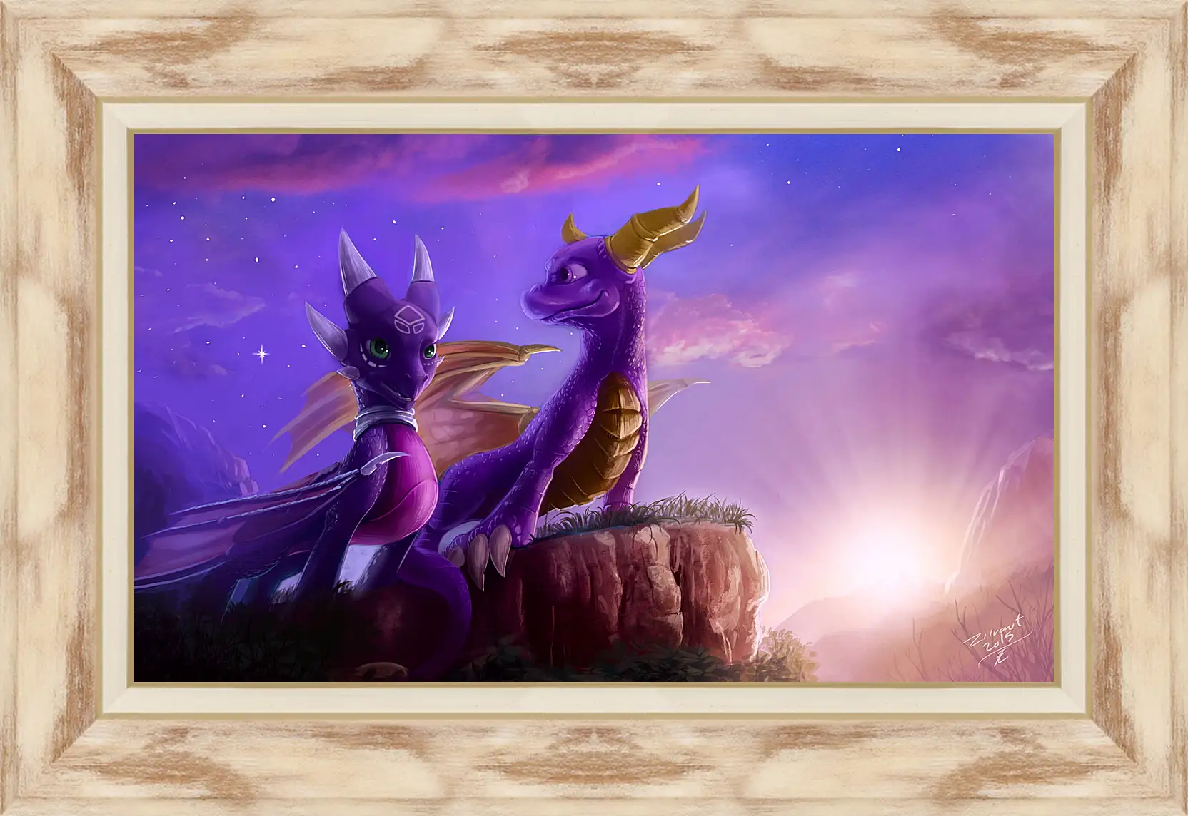 Картина в раме - Spyro The Dragon
