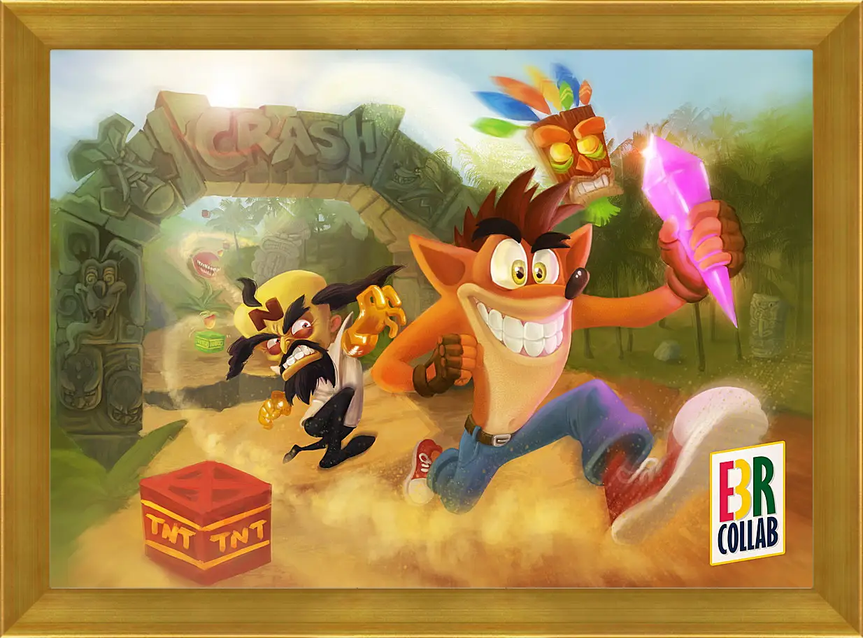 Картина в раме - Crash Bandicoot
