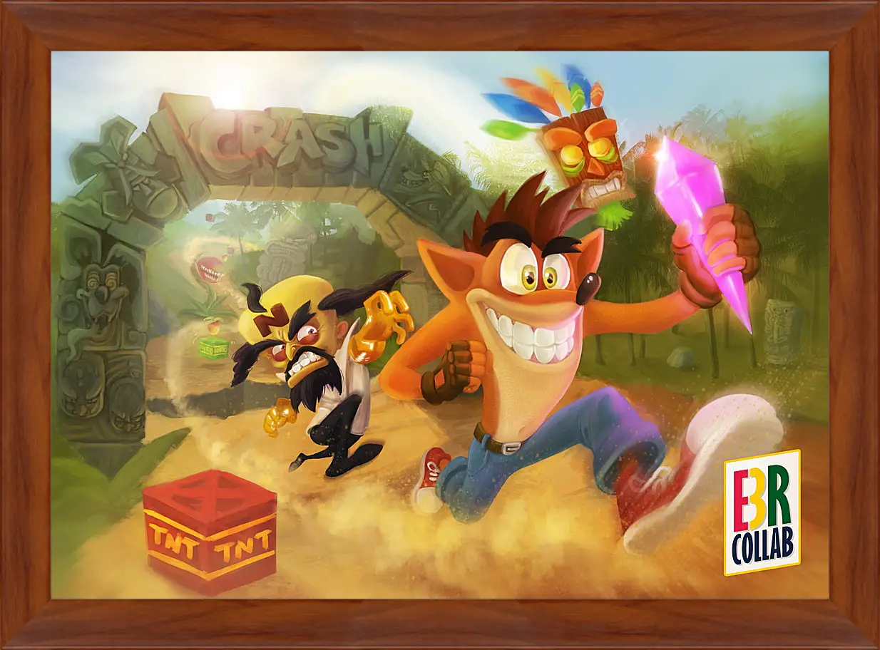 Картина в раме - Crash Bandicoot
