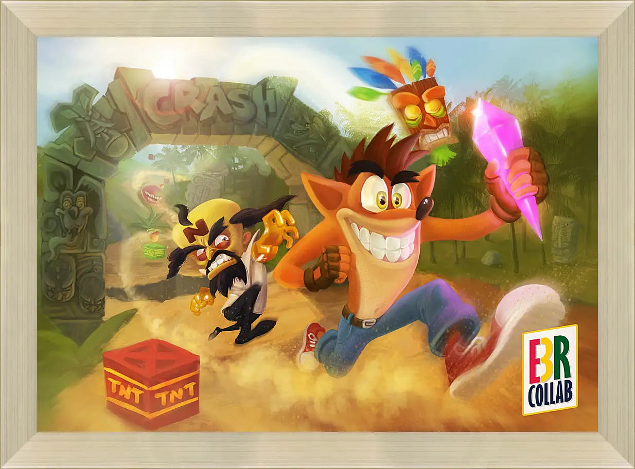 Картина в раме - Crash Bandicoot
