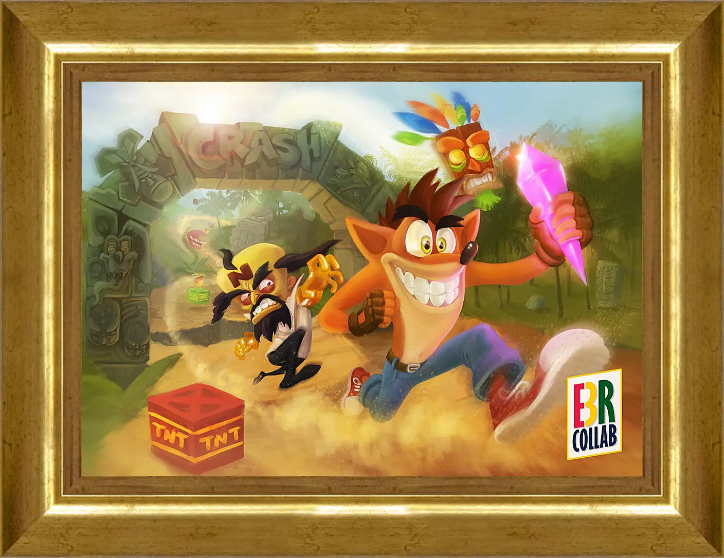 Картина в раме - Crash Bandicoot
