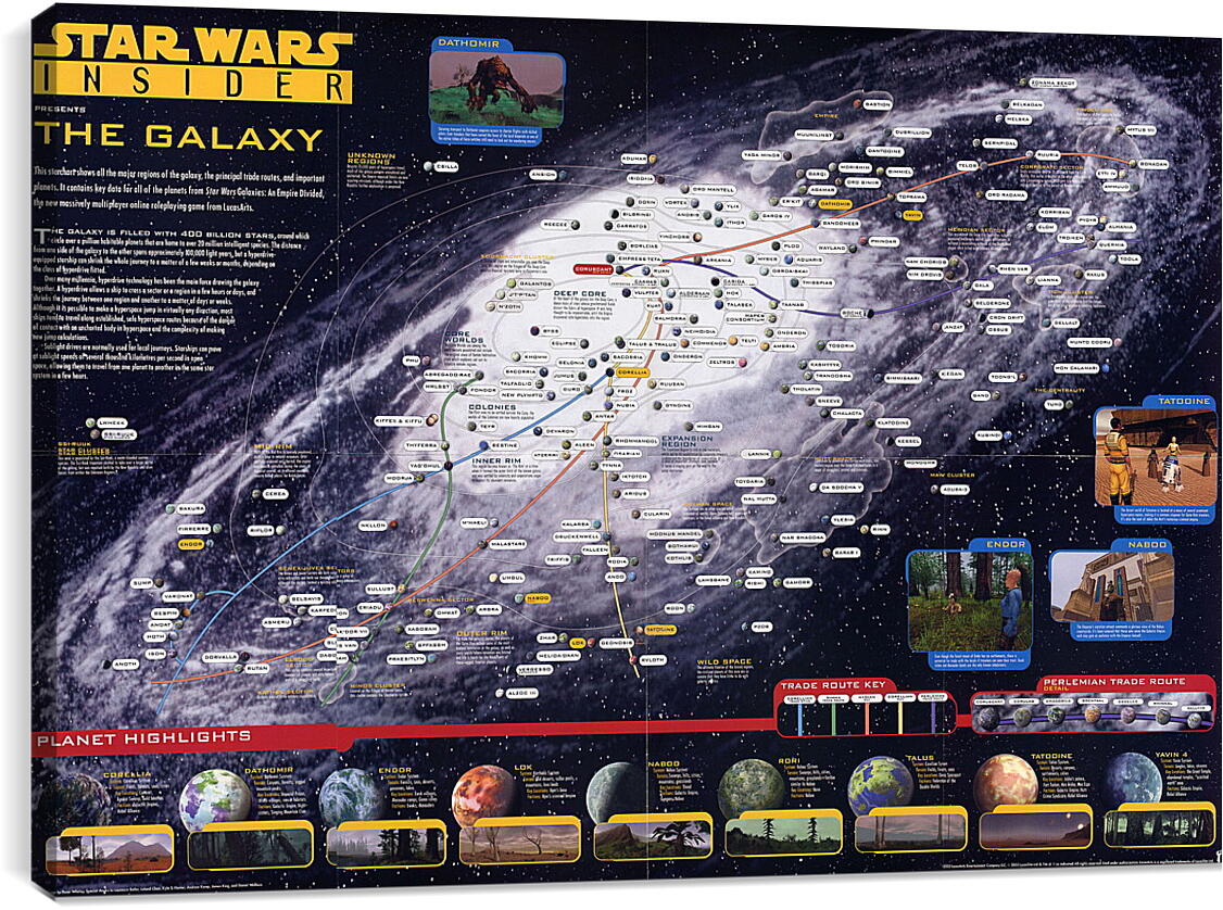 Постер и плакат - Star Wars Galaxies: An Empire Divided
