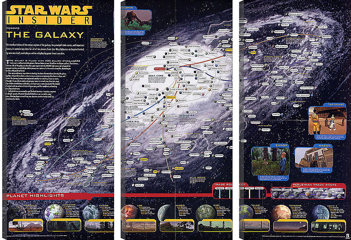 Модульная картина - Star Wars Galaxies: An Empire Divided