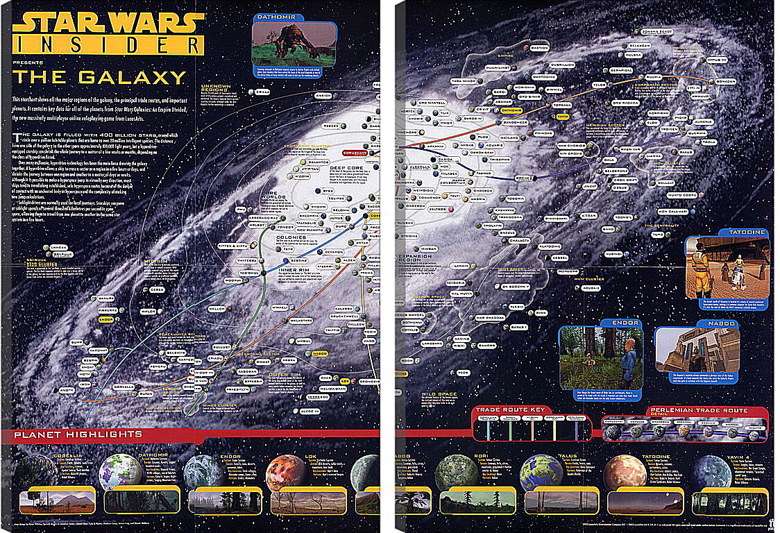 Модульная картина - Star Wars Galaxies: An Empire Divided