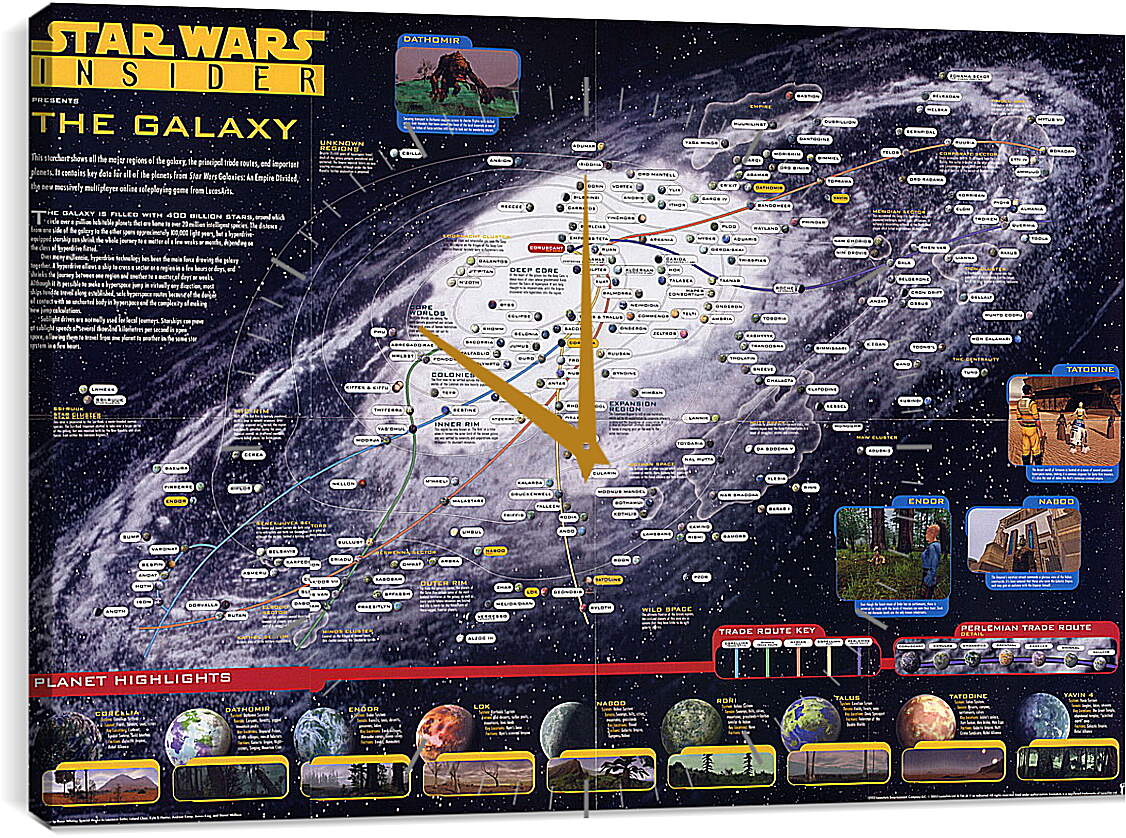 Часы картина - Star Wars Galaxies: An Empire Divided