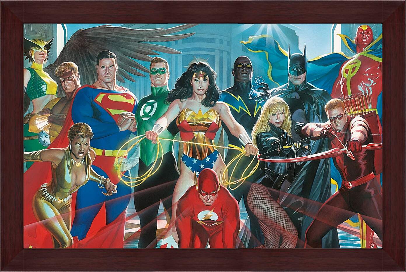Картина в раме - Justice League Heroes
