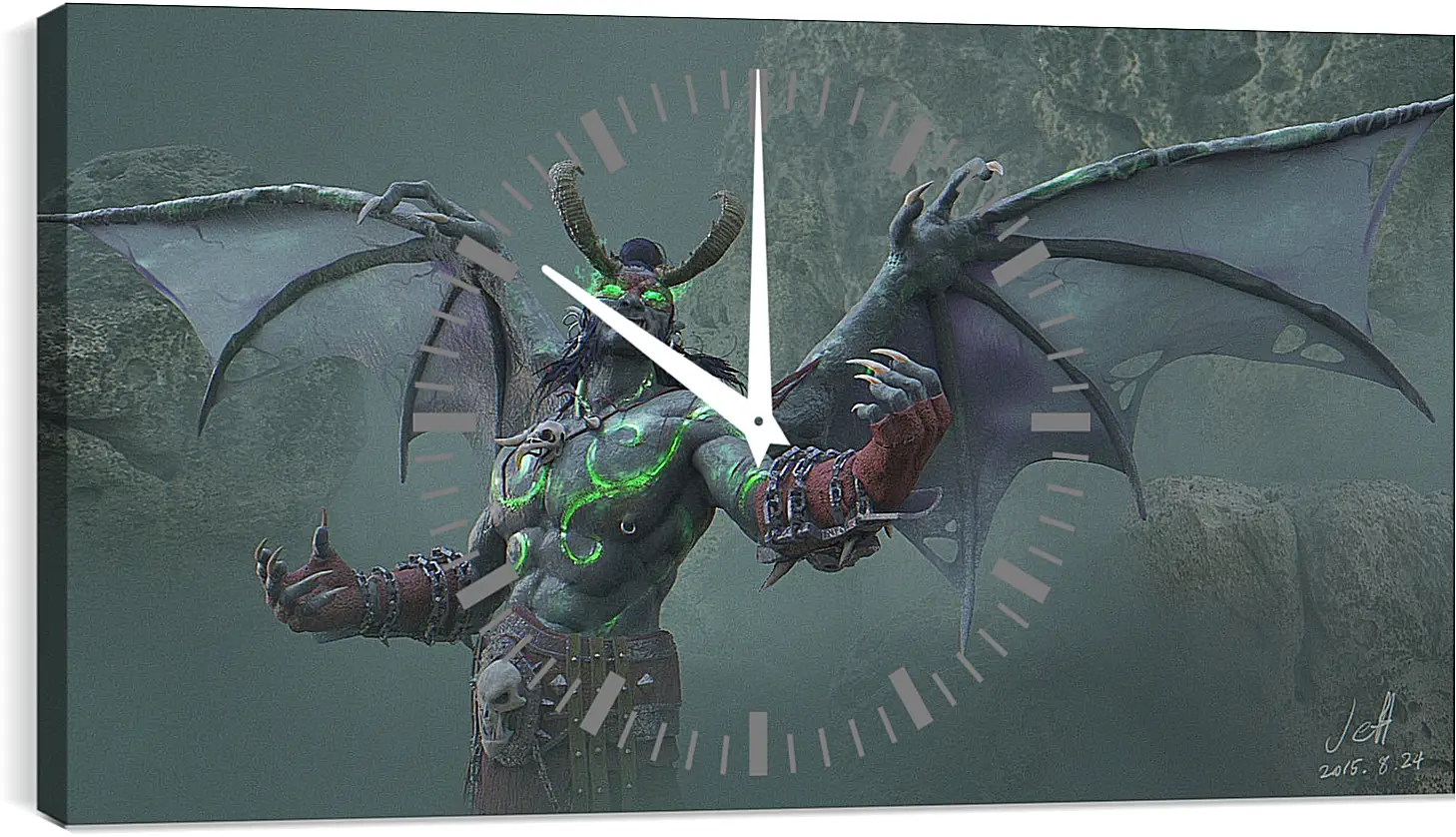 Часы картина - World Of Warcraft