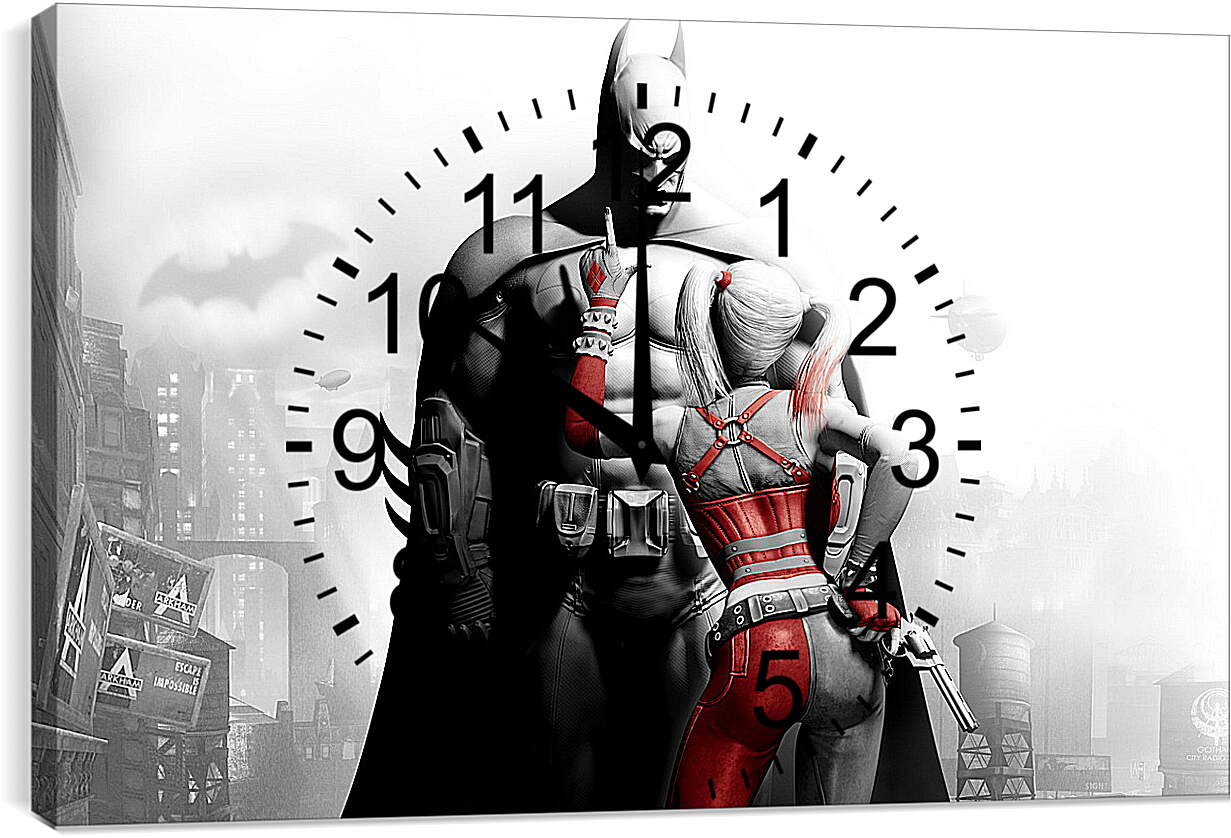 Часы картина - Batman: Arkham City