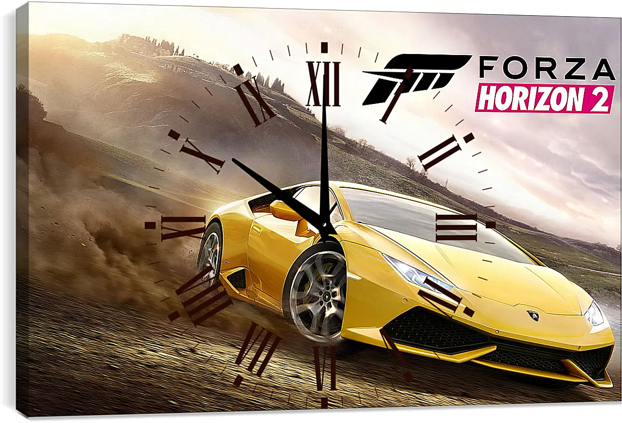 Часы картина - Forza Horizon 2
