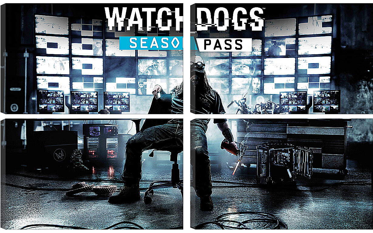 Модульная картина - Watch Dogs