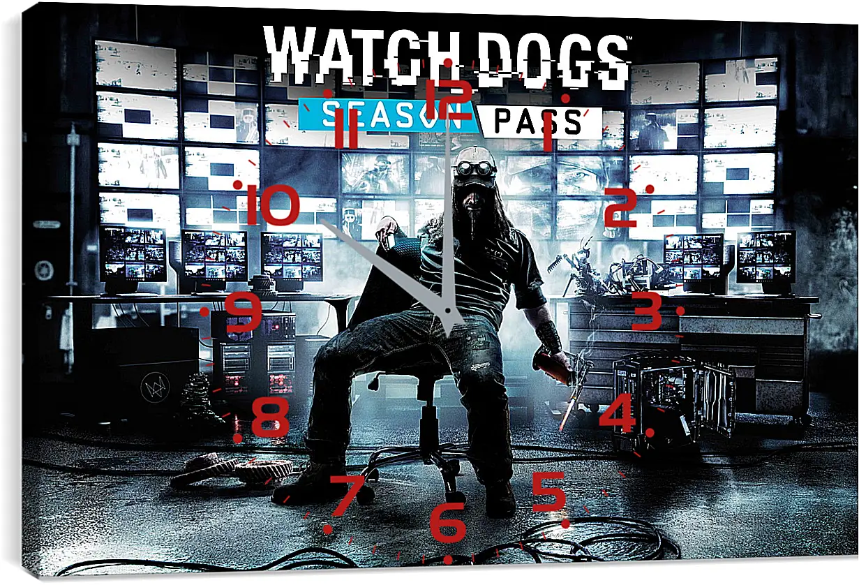 Часы картина - Watch Dogs