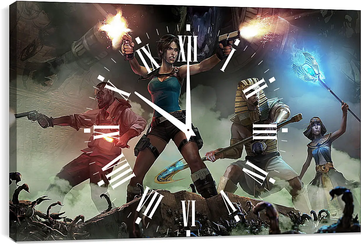 Часы картина - Lara Croft And The Temple Of Osiris
