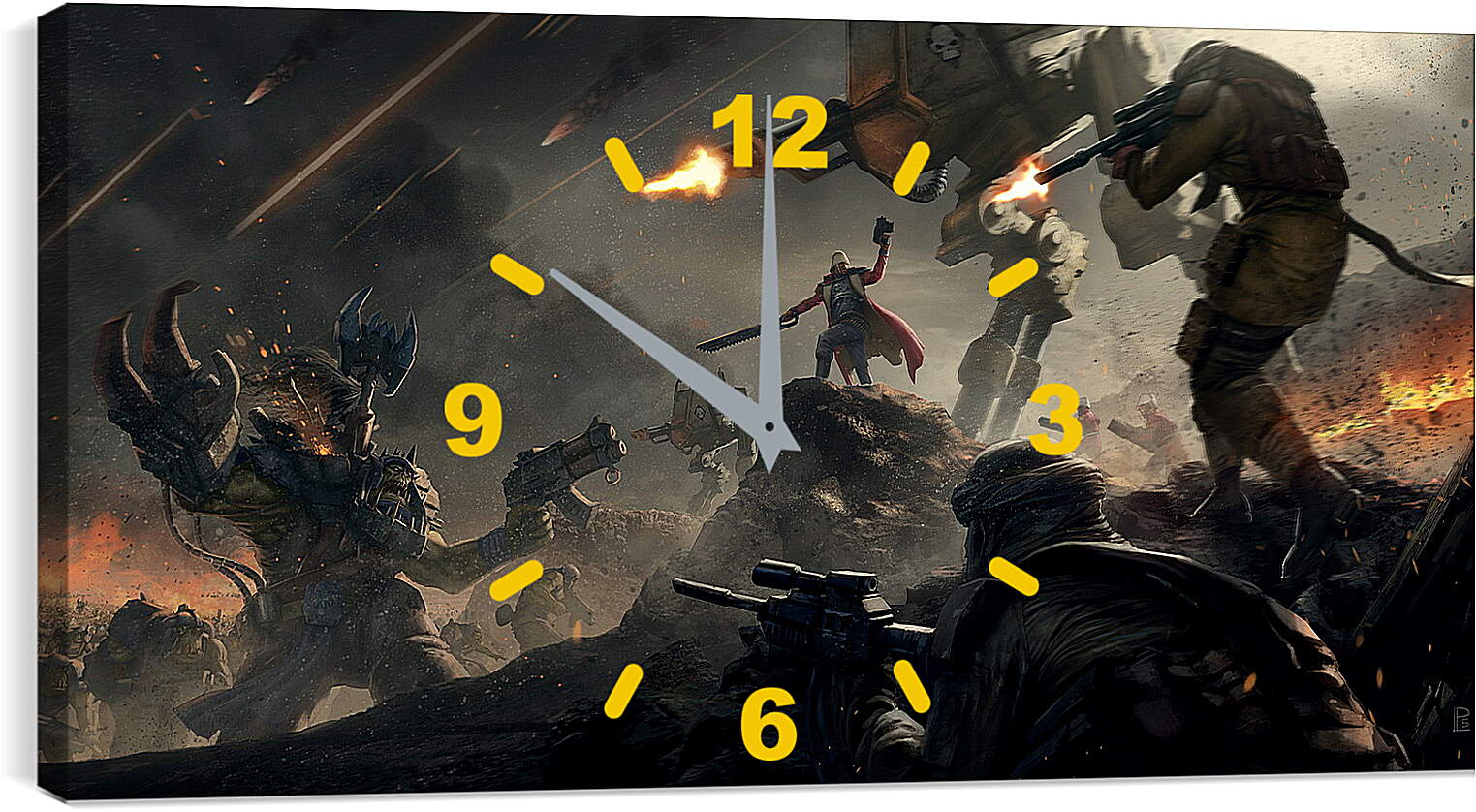 Часы картина - Warhammer 40K