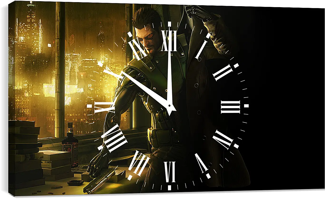Часы картина - Deus Ex: Human Revolution
