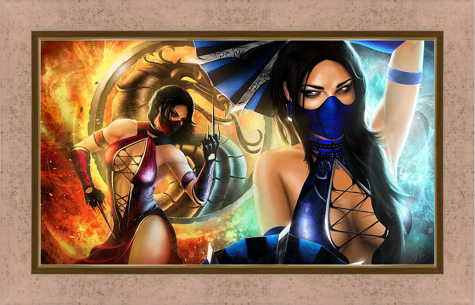 Картина в раме - Mortal  Kombat