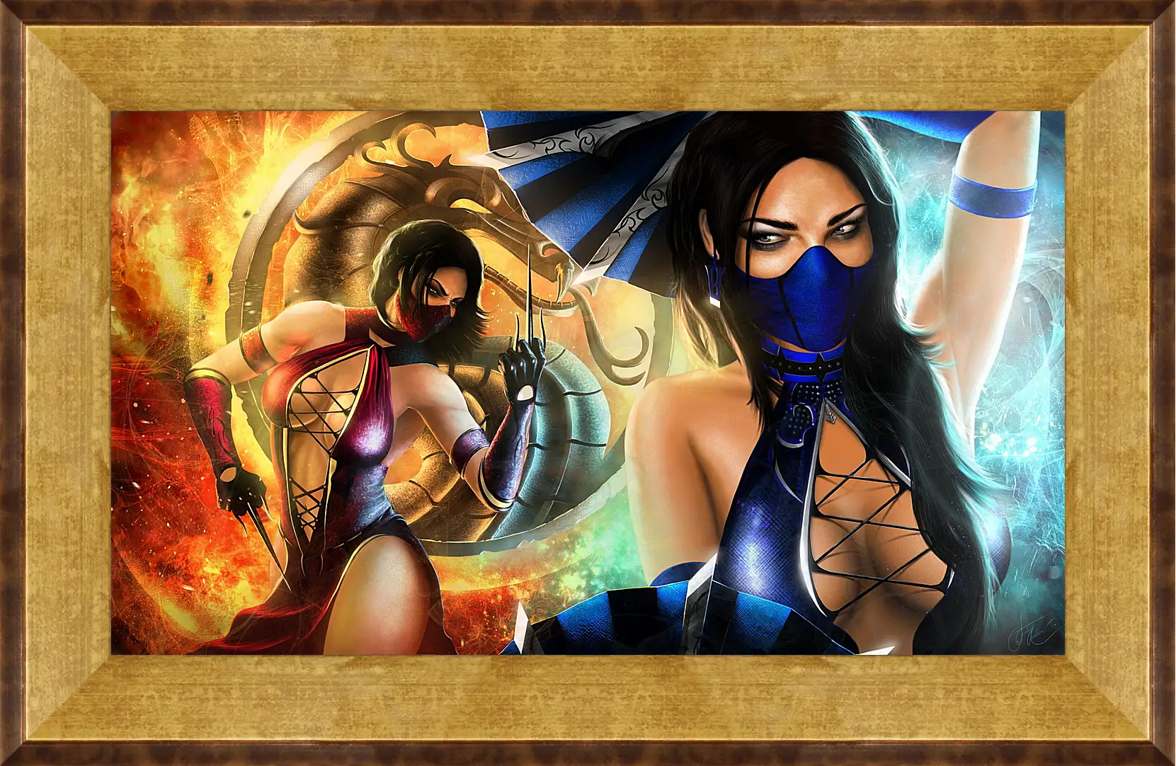 Картина в раме - Mortal  Kombat