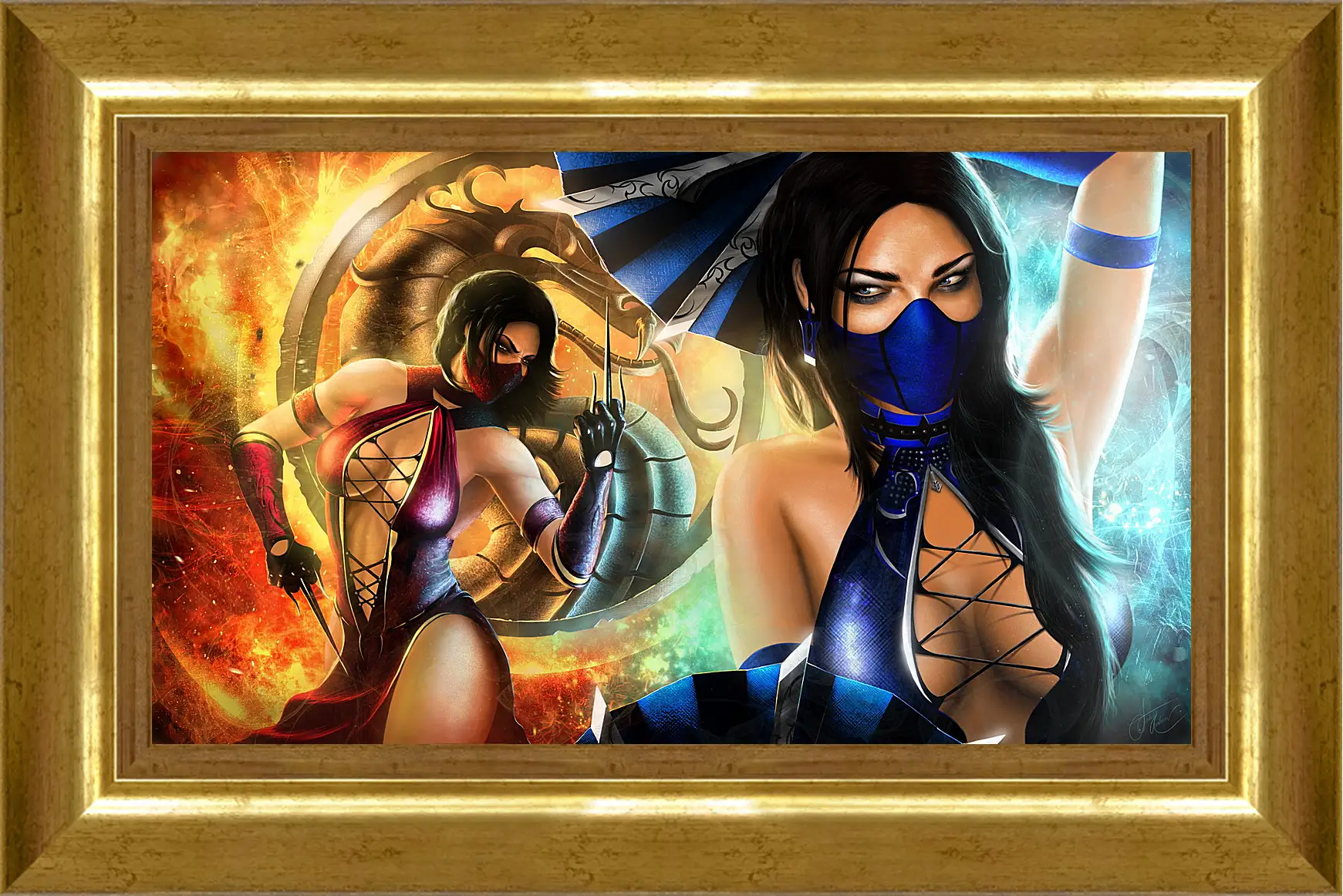 Картина в раме - Mortal  Kombat