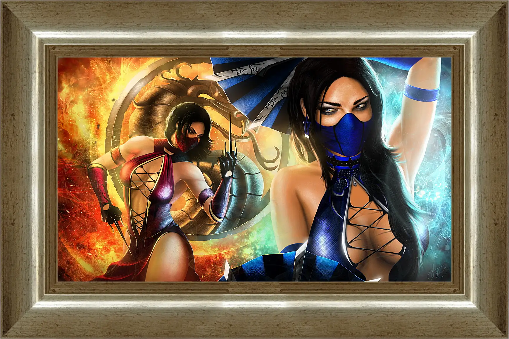 Картина в раме - Mortal  Kombat