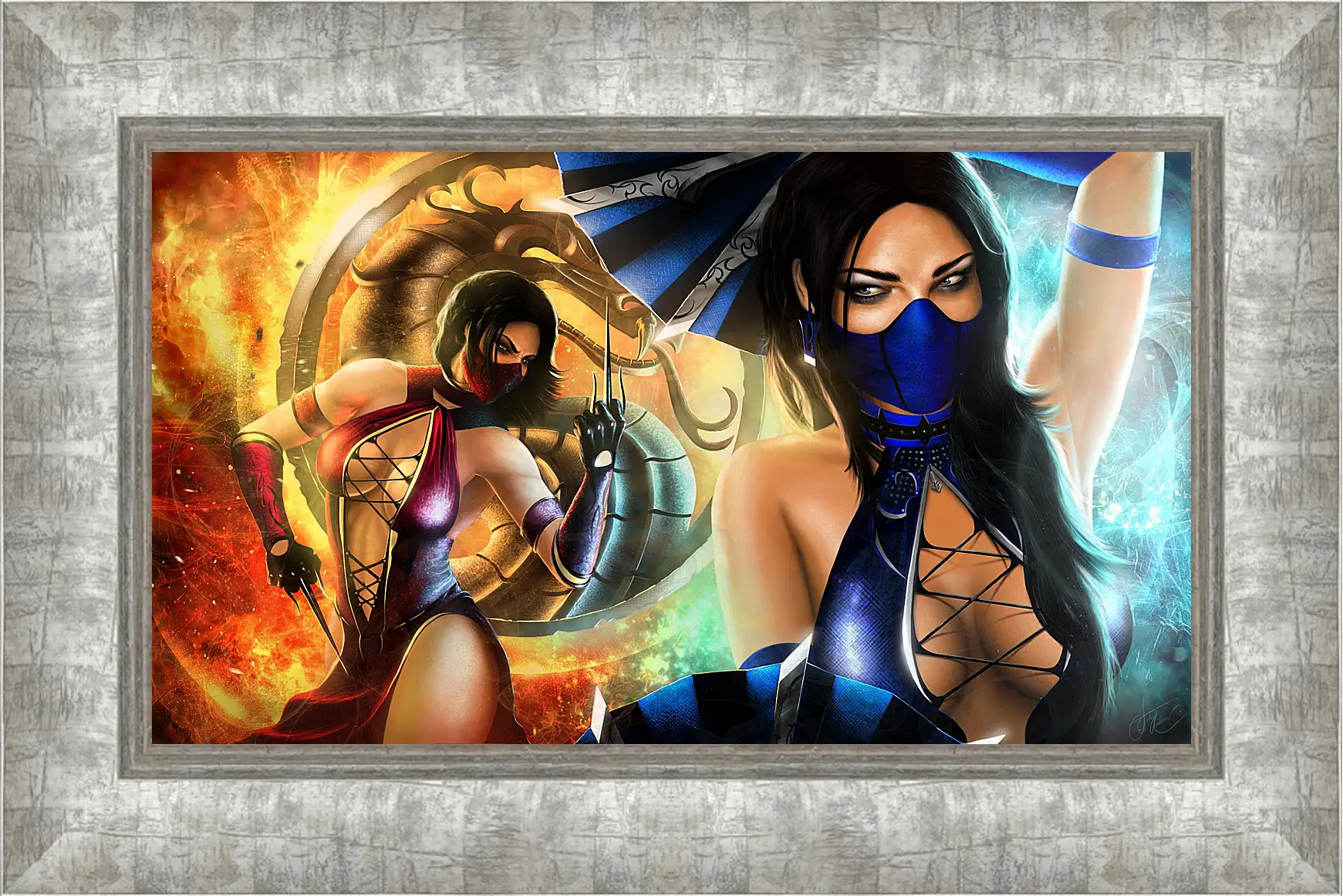 Картина в раме - Mortal  Kombat