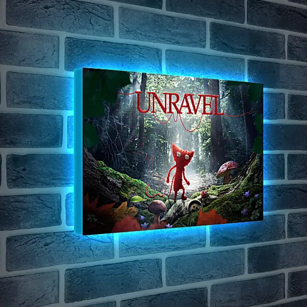 Лайтбокс световая панель - Unravel
