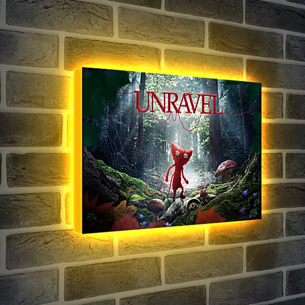 Лайтбокс световая панель - Unravel
