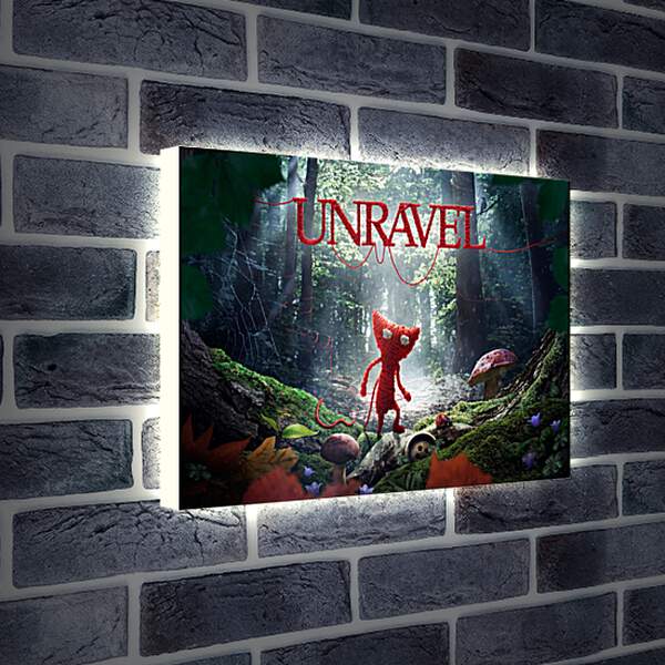 Лайтбокс световая панель - Unravel
