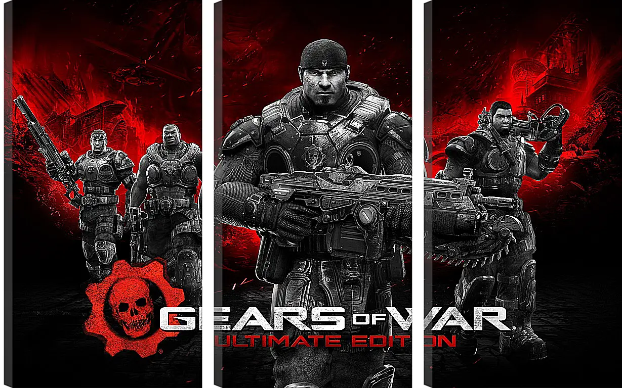 Модульная картина - Gears Of War
