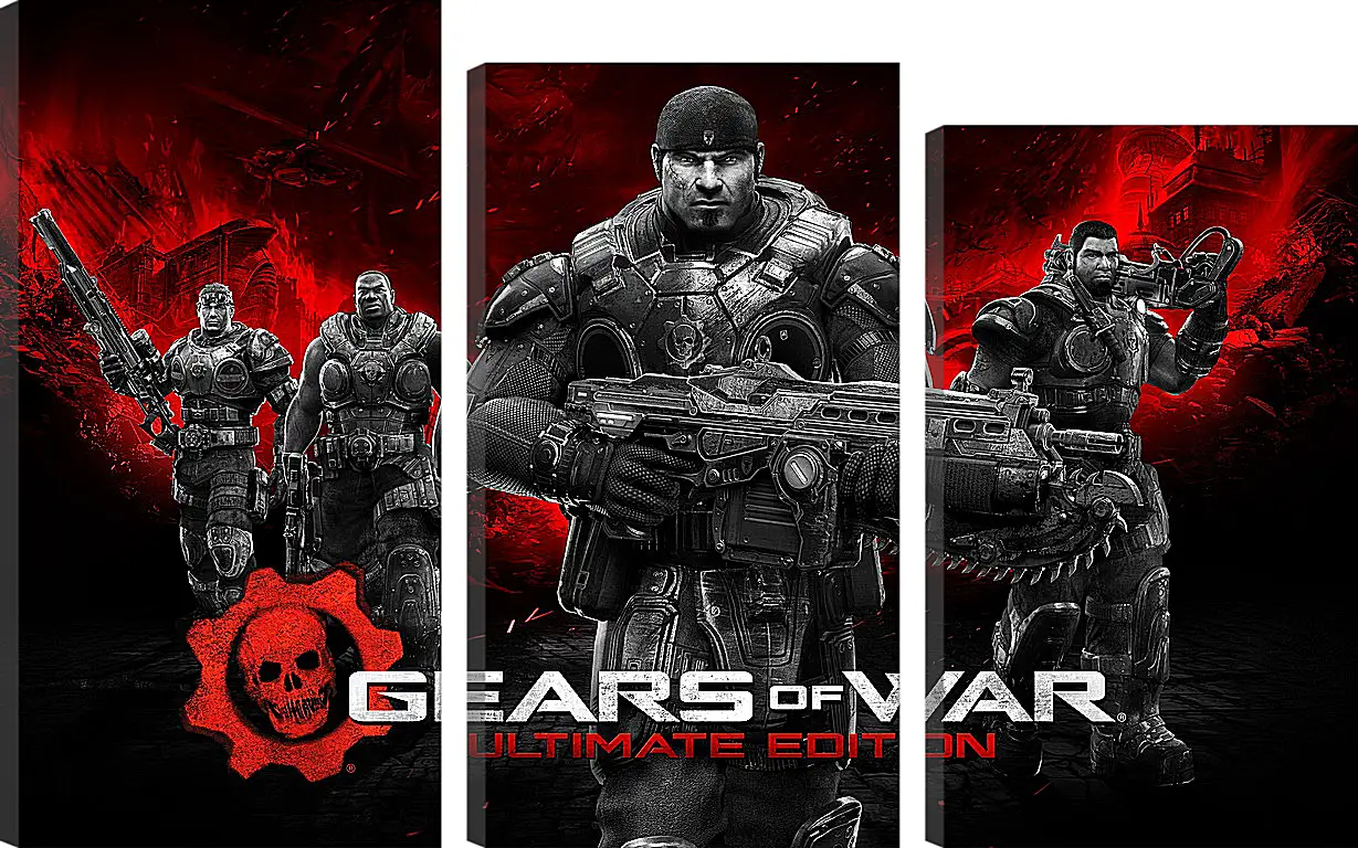 Модульная картина - Gears Of War
