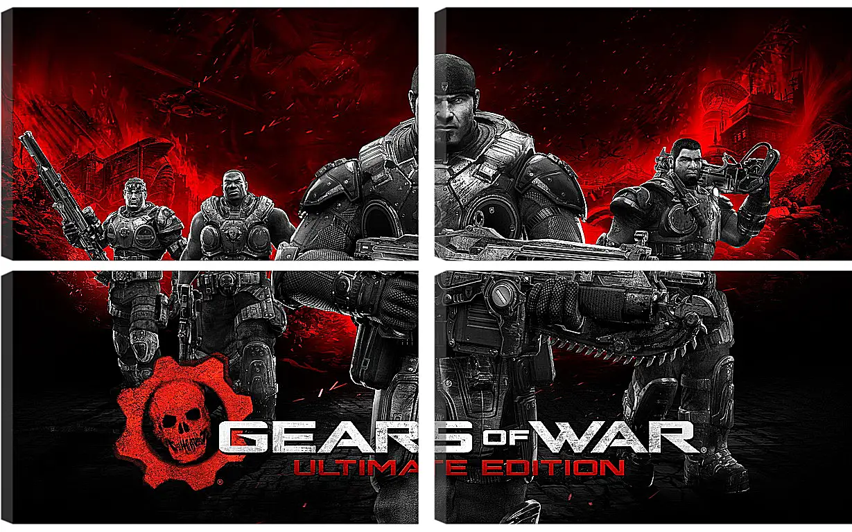 Модульная картина - Gears Of War
