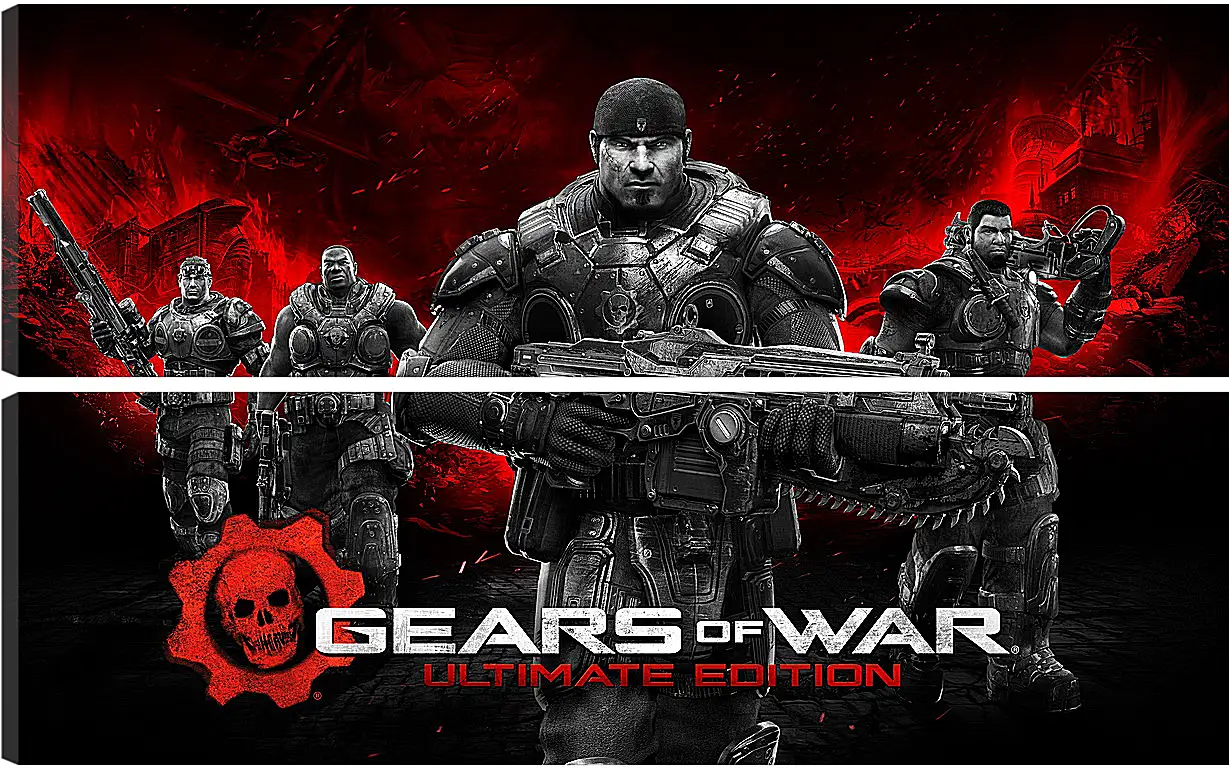 Модульная картина - Gears Of War
