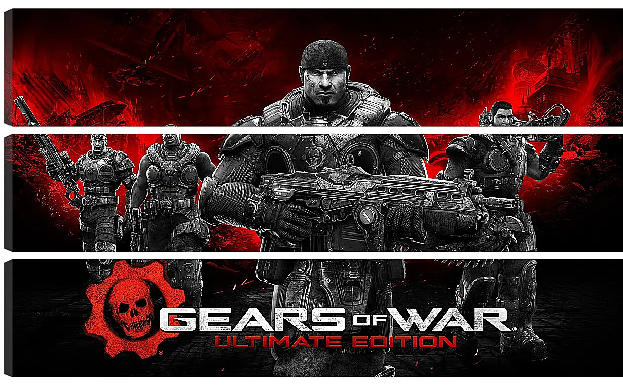 Модульная картина - Gears Of War
