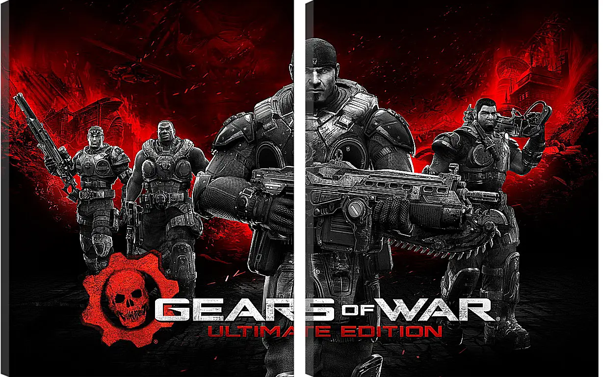 Модульная картина - Gears Of War
