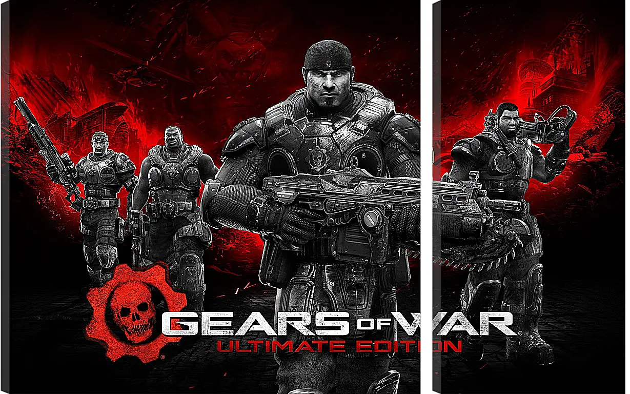 Модульная картина - Gears Of War
