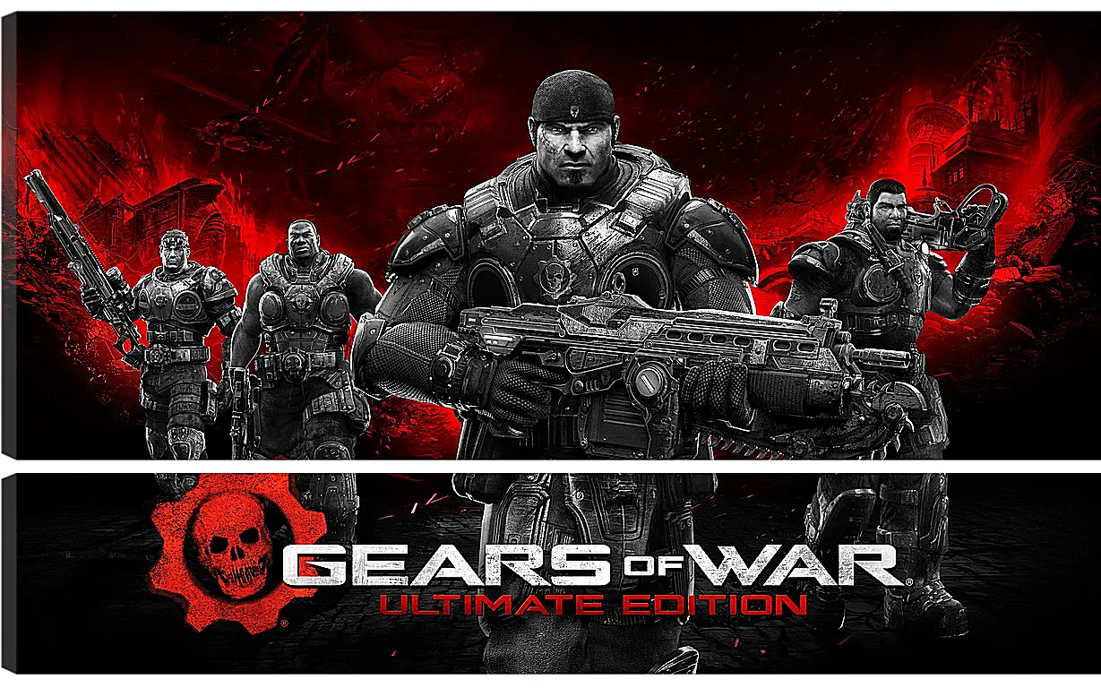 Модульная картина - Gears Of War
