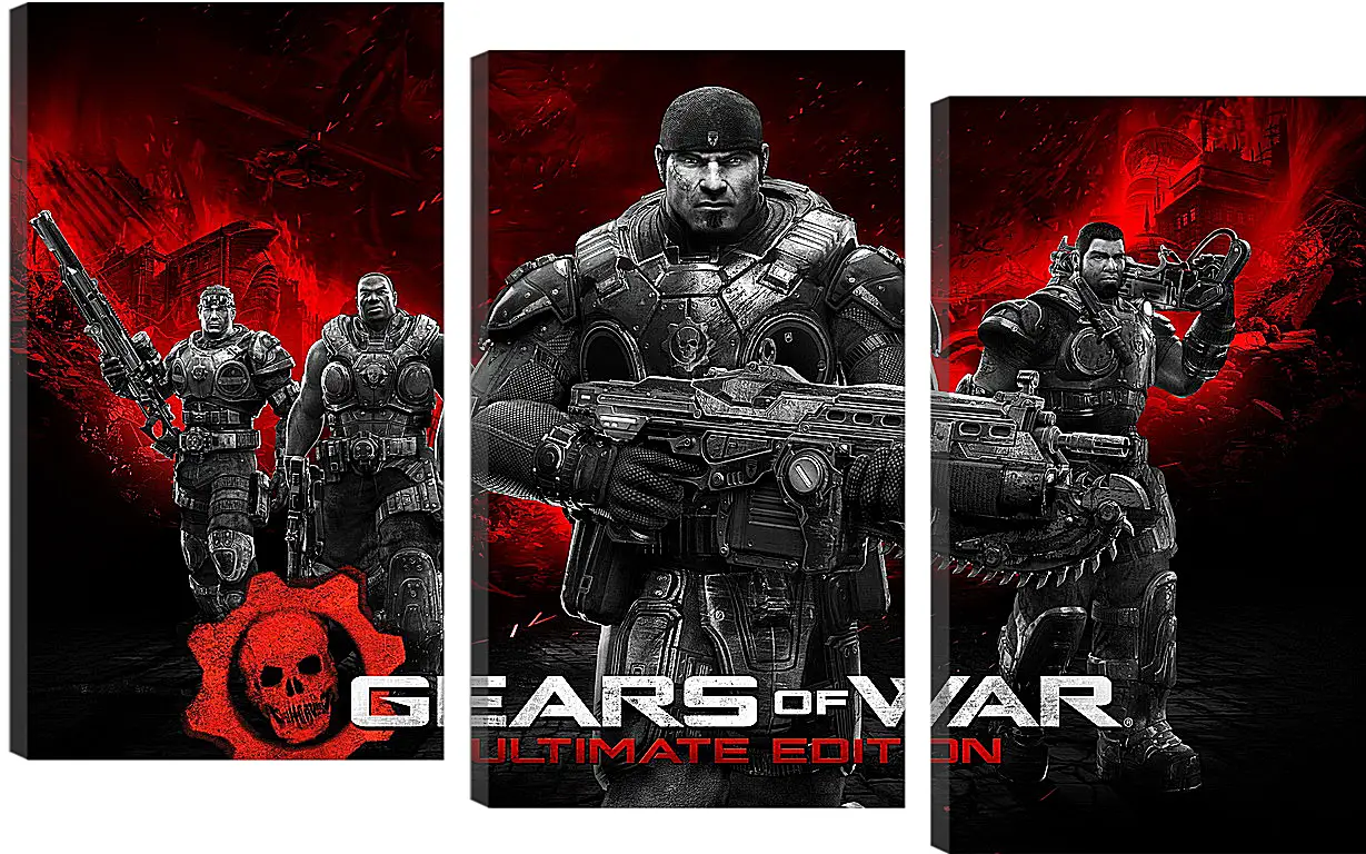 Модульная картина - Gears Of War
