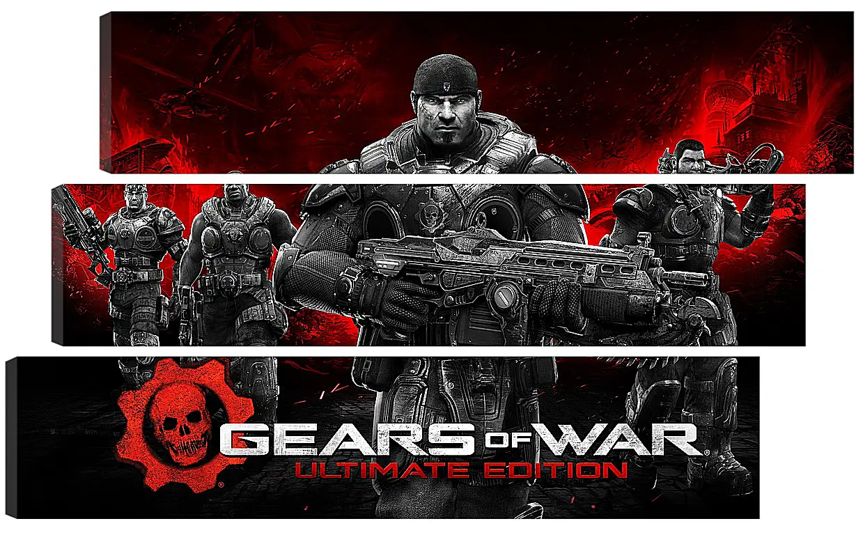 Модульная картина - Gears Of War
